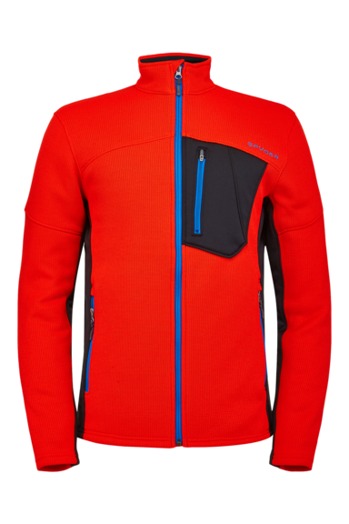 Spyder BANDIT JACKET - Fleece jacket - volcano/red 