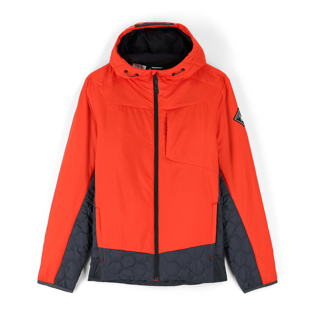 Leader Graphene Hooded Insulated Ski Jacket - Volcano (Red) - Mens | Spyder