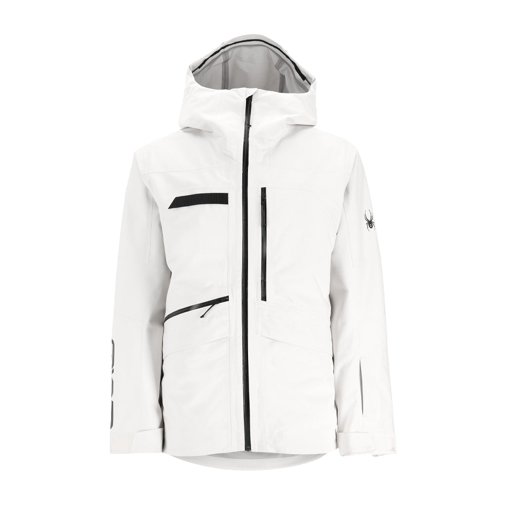 Mens white snow store jacket