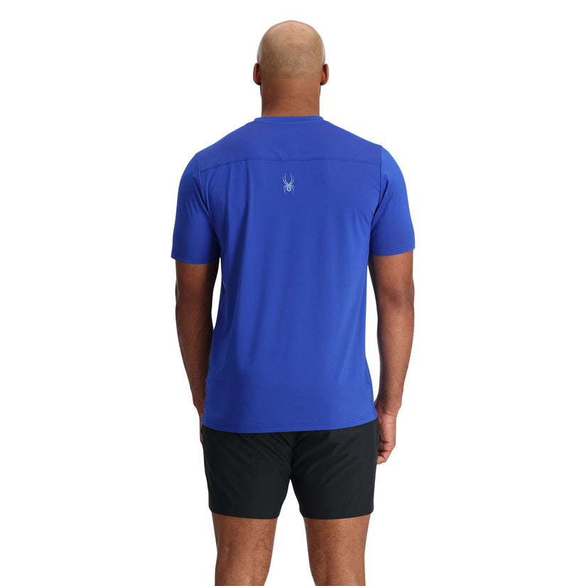 Mens Arc Short Sleeve Tech Tee  - Electric Blue