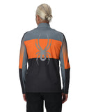Mens Podium Half Zip T-Neck - Flash Orange