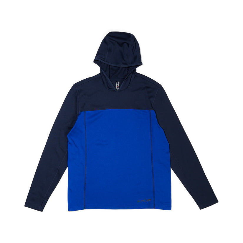 Mens Stretch Charger Hoodie - Electric Blue