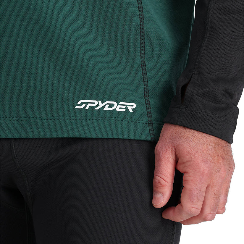 Mens Stretch Charger 1/2 Zip - Cypress Green