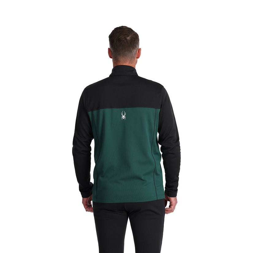 Mens Stretch Charger 1/2 Zip - Cypress Green