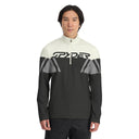Mens Podium Half Zip T-Neck - Black