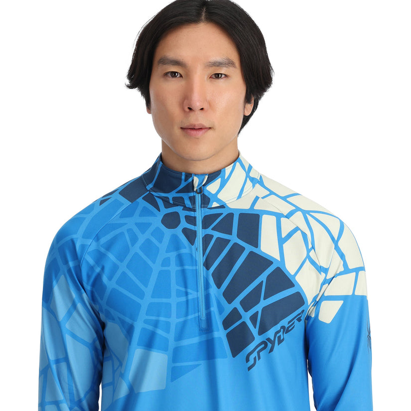 Mens Legacy Half Zip - Aether Blue