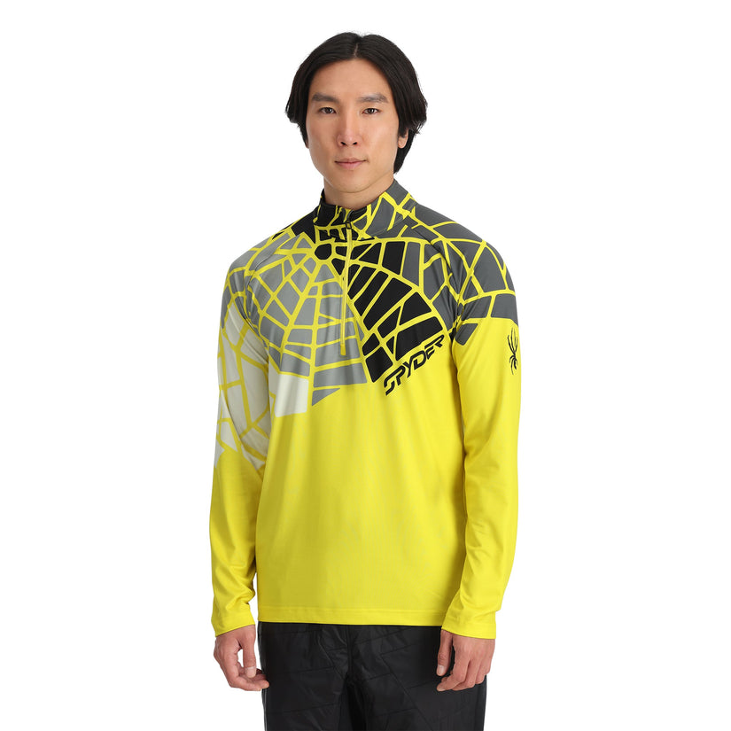 Mens Legacy Half Zip - Acid Yellow