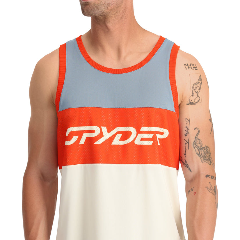 Mens Olson Tank 50 UPF - Greige