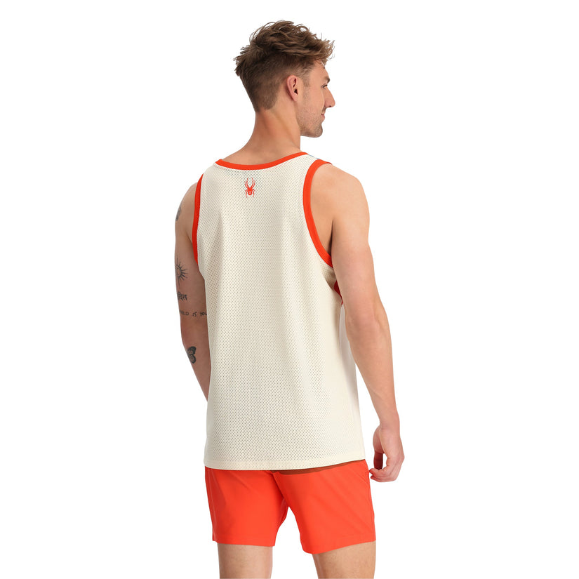 Mens Olson Tank 50 UPF - Greige