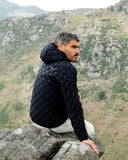 Men's Zenith Hooded Down Jacket - Black