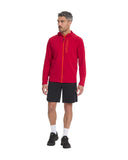 Men's GridWeb™ Fleece Hoodie - Spyder Red