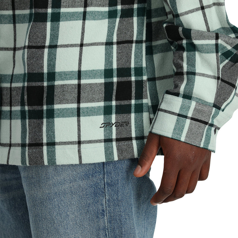 Mens Elevation Flannel - Wintergreen