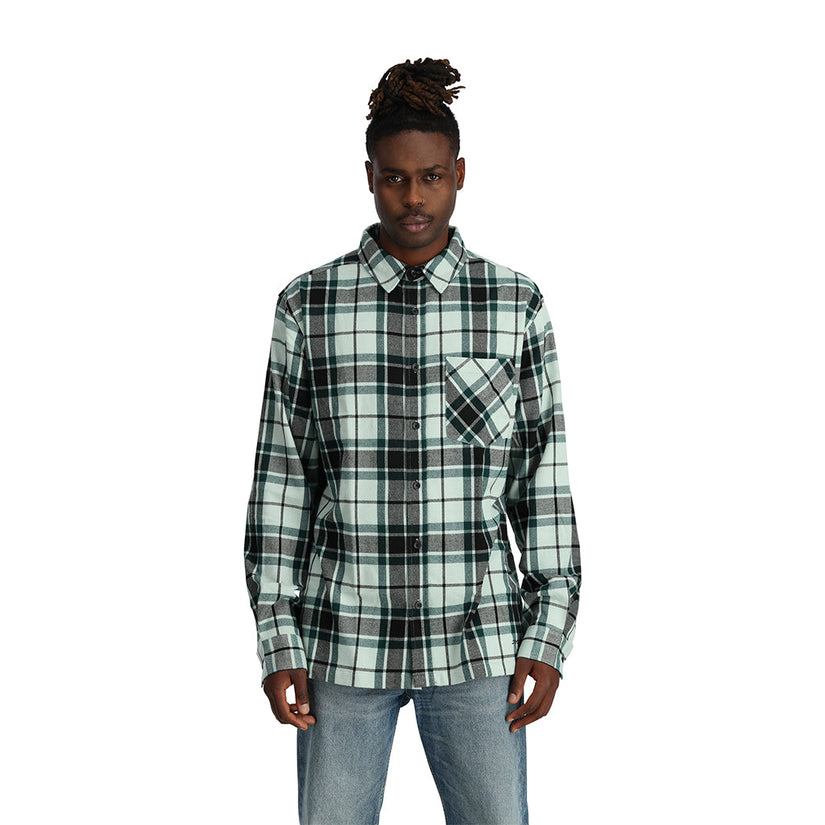 Mens Elevation Flannel - Wintergreen