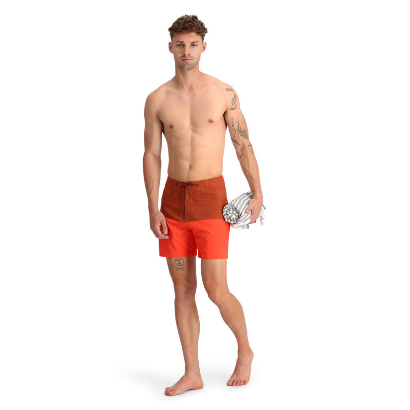 Mens Nolan Hybrid Short - Twisted Orange