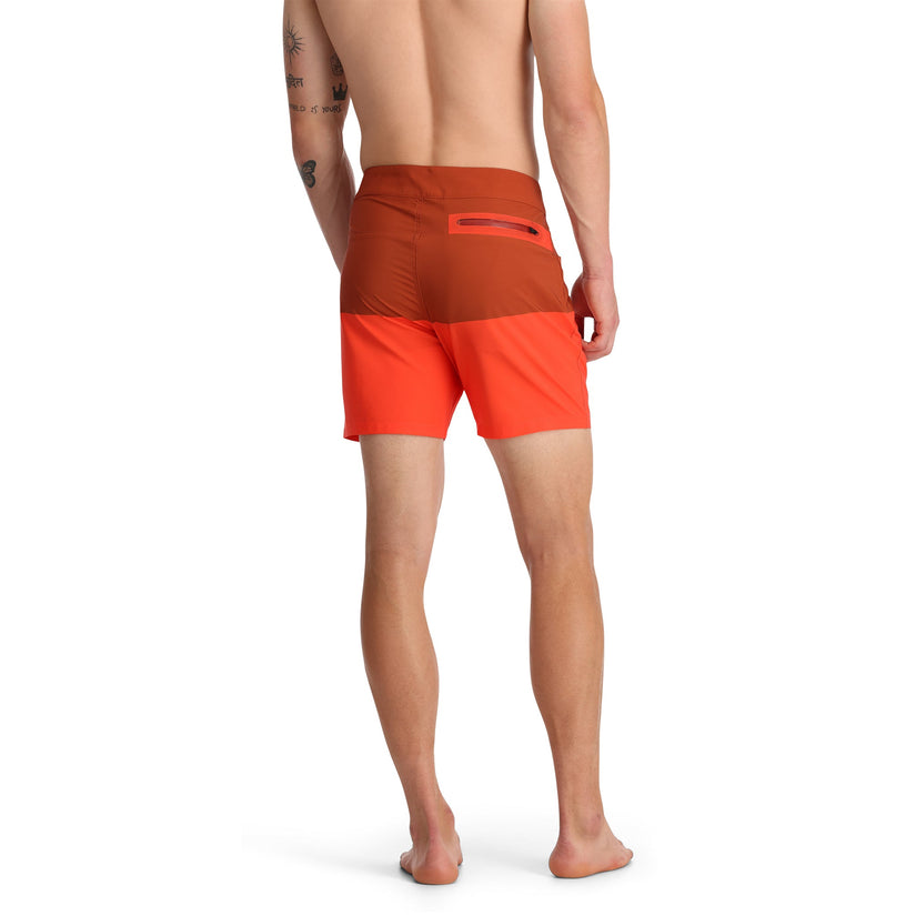 Mens Nolan Hybrid Short - Twisted Orange