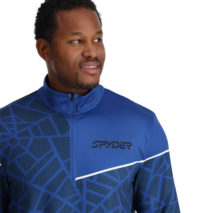 Mens Vital Half Zip - Electric Blue