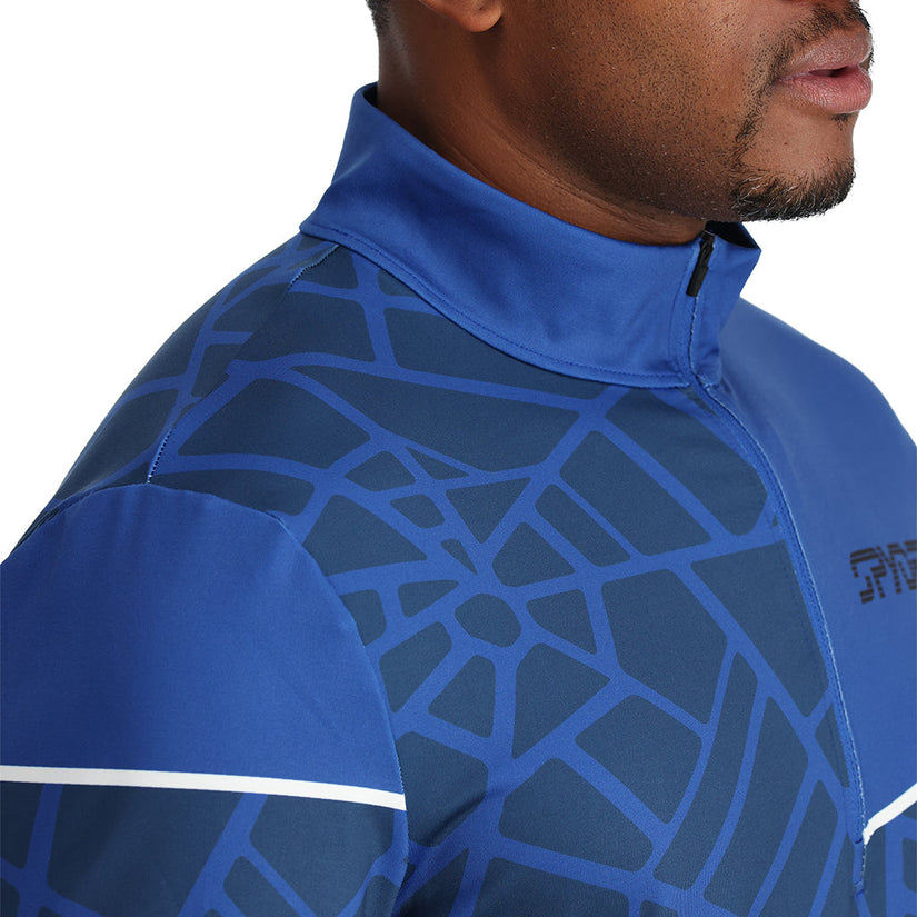 Mens Vital Half Zip - Electric Blue