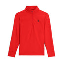 Mens Prospect Half Zip T-Neck - Spyder Red