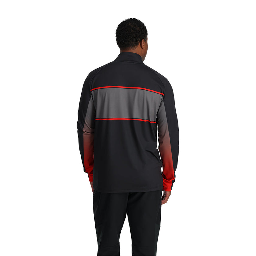 Mens Paramount Half Zip - Black