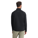 Mens Gridweb Fleece Half Zip Jacket - Black
