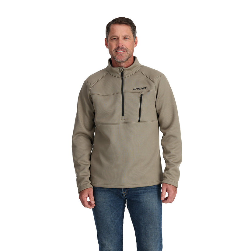 Mens Encore Half Zip - Desert Taupe