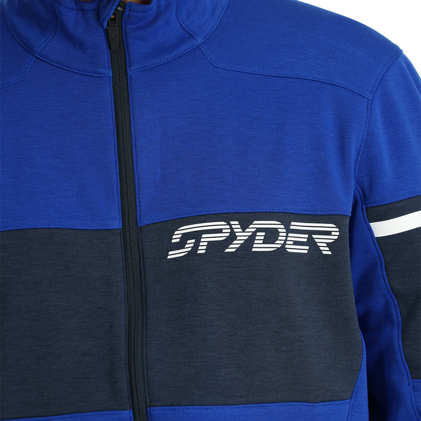 Mens Speed Fleece Full Zip - Electric Blue