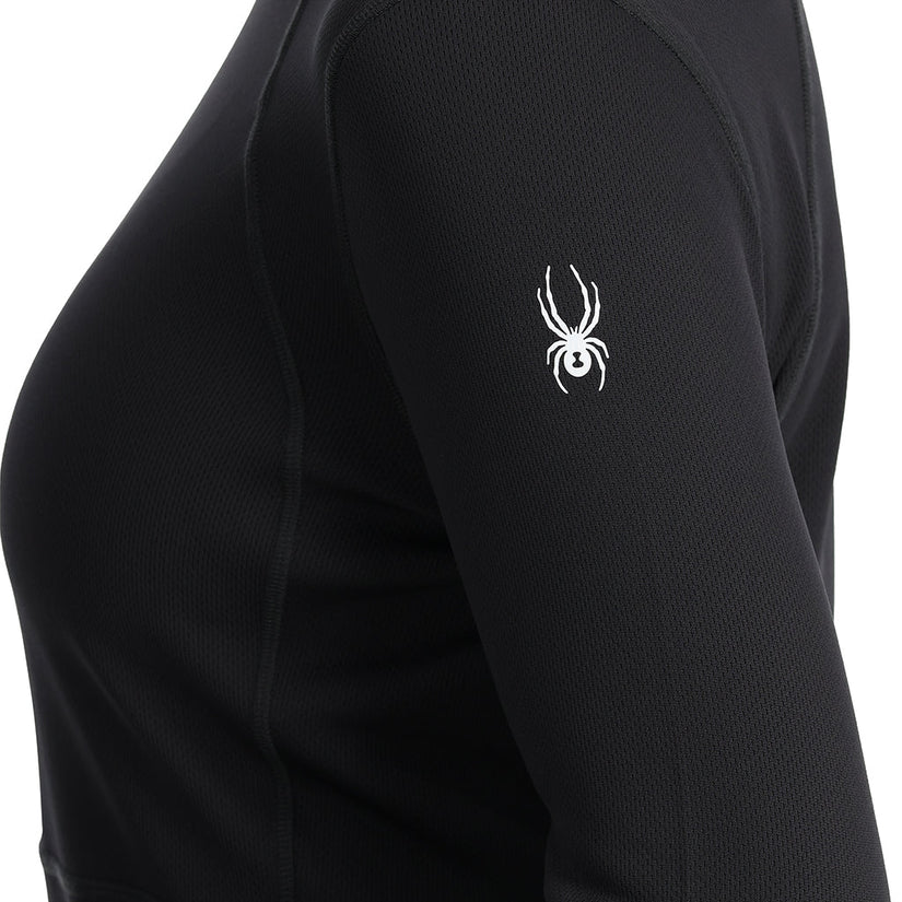 Womens Stretch Charger Crew - Black