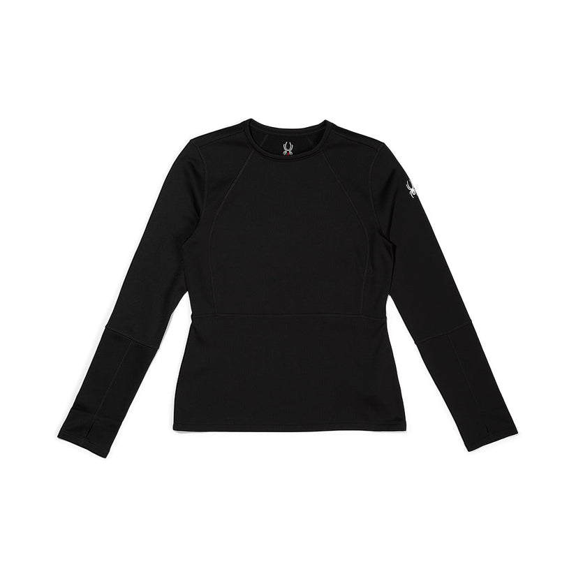 Womens Stretch Charger Crew - Black