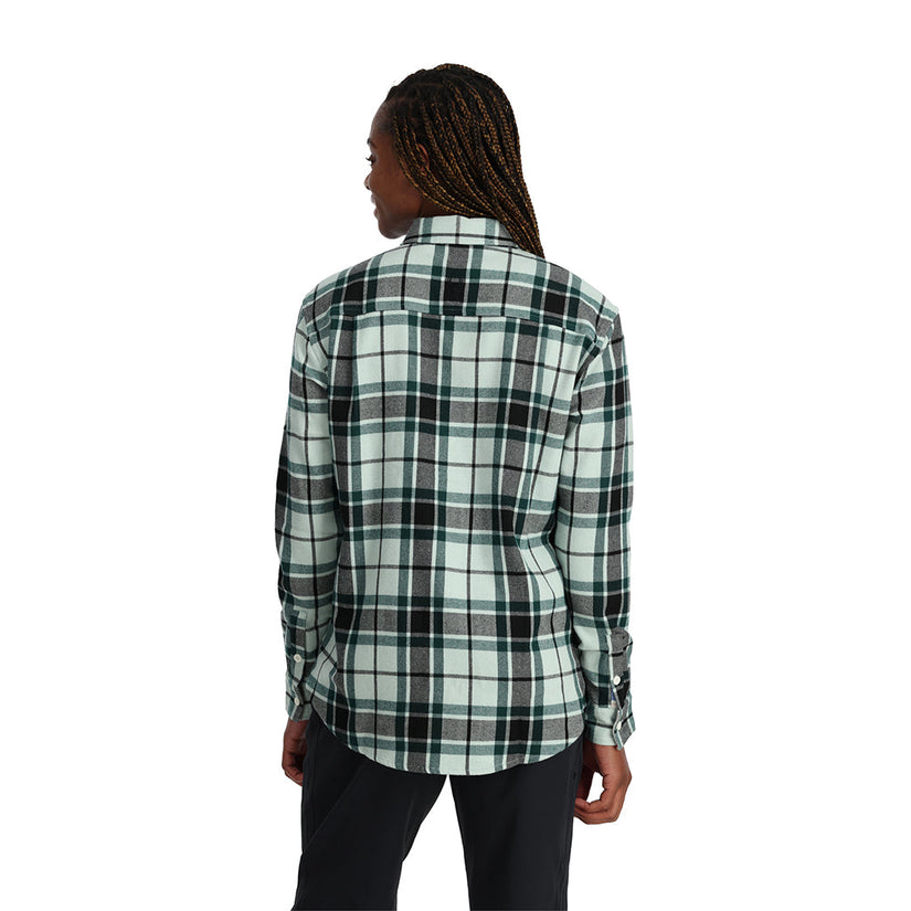 Womens Fab Flannel - Wintergreen