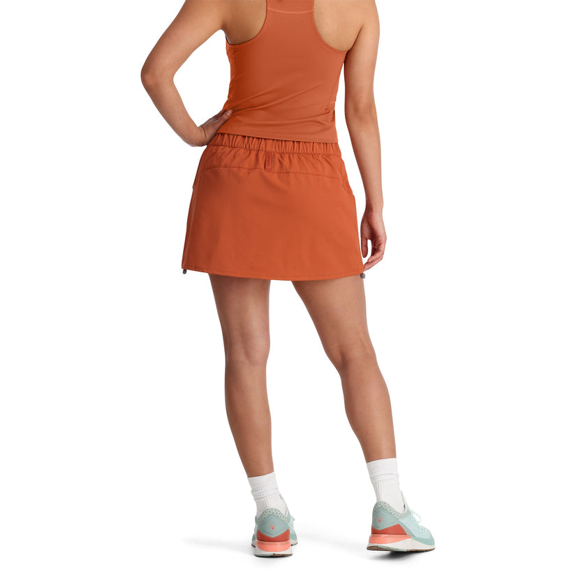 Womens Shift Skort - Saddle