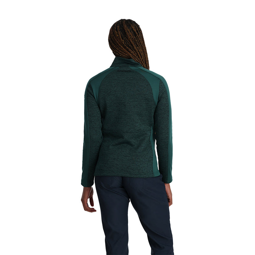 Womens Encore Full Zip - Cypress Green