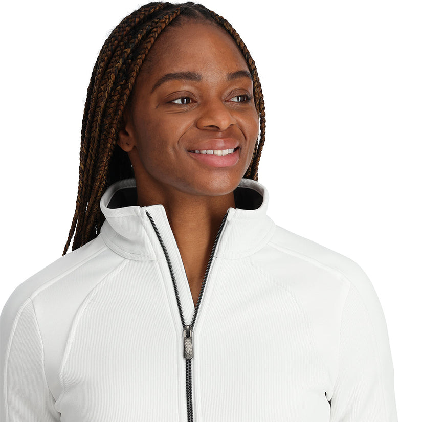 Womens Encore Full Zip - White