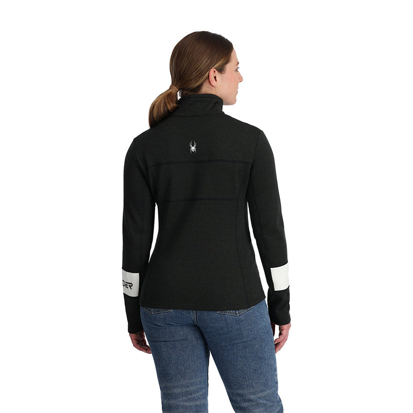 Womens Speed Fleece Half Zip - Black