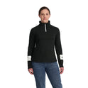 Womens Speed Fleece Half Zip - Black