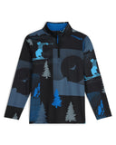 Long-sleeve shirt with outdoor pattern on a white background