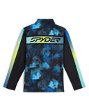 Long-sleeve shirt with Spyder logo on a white background