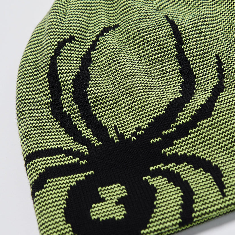 Boys Reversible Bug Beanie - Lime Ice