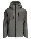 Gray and black jacket with Spyder logo on a white background