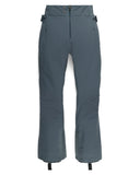 Blue ski pants on a white background