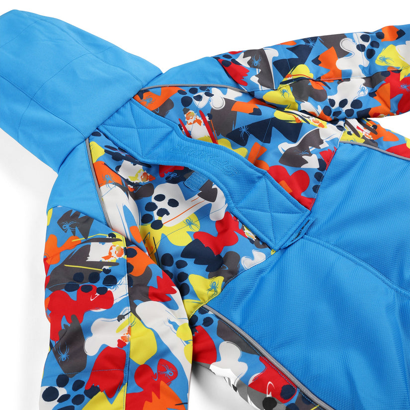 Little Kids Stevie Snowsuit - Yeti Camo Aether Blue