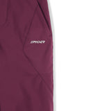 Maroon jacket with Spyder logo on a white background