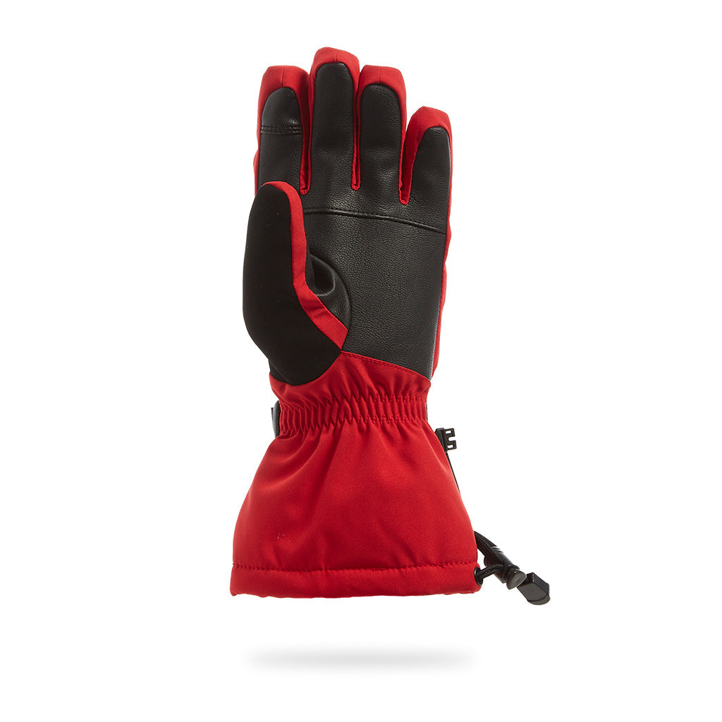 Red ski gloves ladies sales