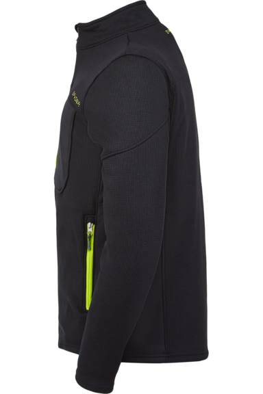 Mens Bandit Full Zip - Black Sharp Lime (2020)