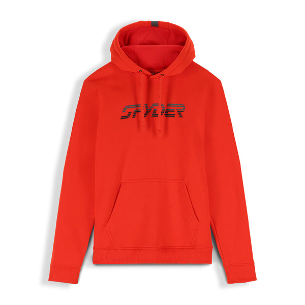 Spyder Men retro logo hoodie Color Red Size (Clothing) Large