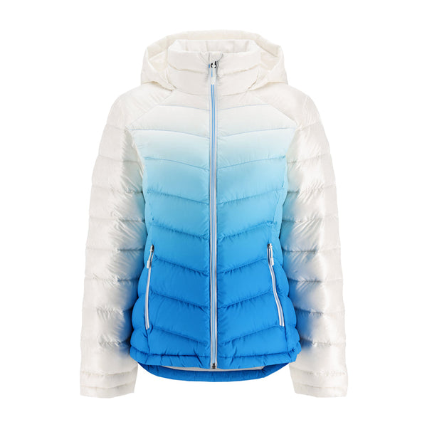 Timeless Hooded Down Jacket - Defrost Collegiate (Blue) - Womens