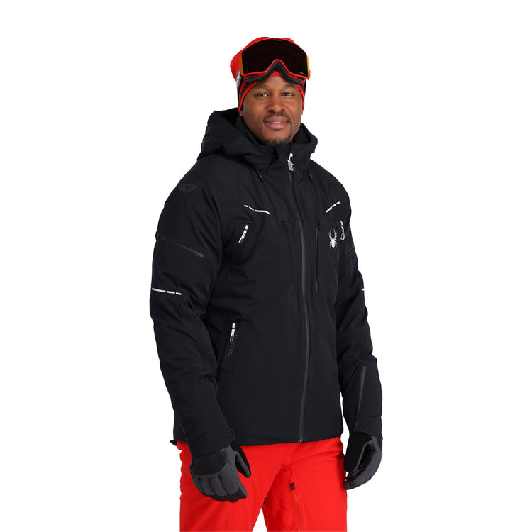Pinnacle Insulated Ski Jacket - Black - Mens | Spyder