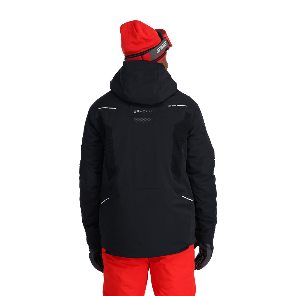 Pinnacle Insulated Ski Jacket - Black - Mens | Spyder – Spyder Canada