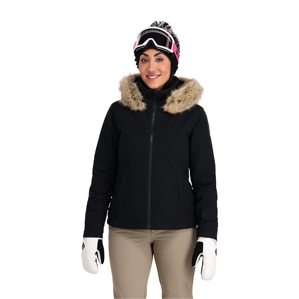 Vida Insulated Ski Jacket - Black - Womens | Spyder – Spyder Canada