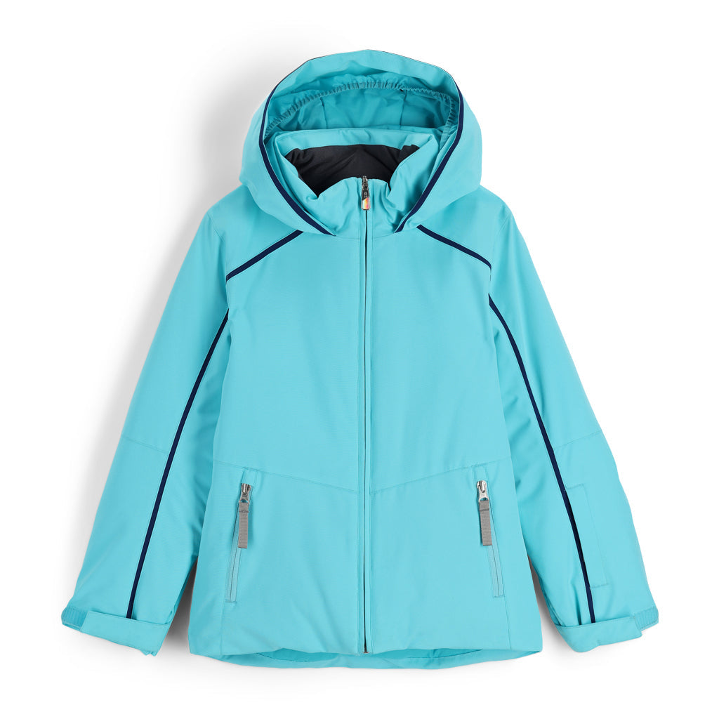 Conquer Insulated Ski Jacket Bahama Blue Blue Girls Spyder