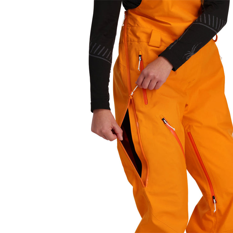 Solitaire Bib Ski Pant - Desert Sun (Orange) - Womens | Spyder – Spyder ...